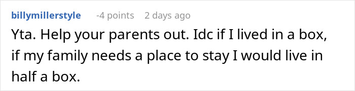 Son Refuses To Let Parents Move In, They're Furious: "Family Should Support Each Other"