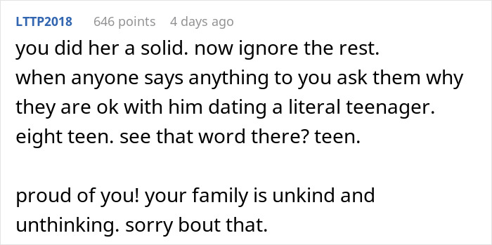 Family Angry With Guy For Scaring Off Deadbeat Bro’s New 18YO GF With The Ugly Truth 