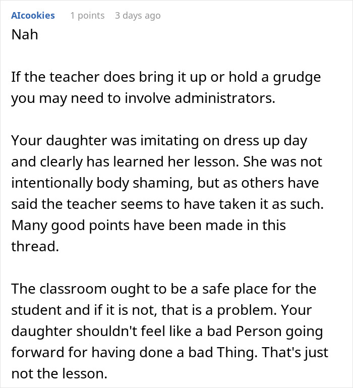 Pregnant Teacher Outraged By 6YO That Chose To Dress Up As Her For Halloween, Kid Left In Tears