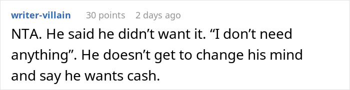 Husband Hates His Gift, Demands To Get Cash Instead: "I Told Him Hell No"