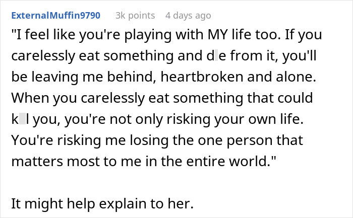 “[Am I Overreacting?] Wife Refuses To Take Her Allergies Seriously, So I Kicked Her Out”