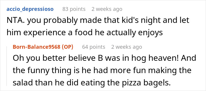 Folks Horrified By Mom Who Reacts Extremely After Her Kid Eats Pizza Bagels And Salad For Dinner