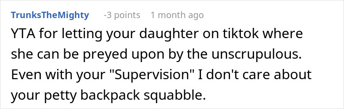 “AITA For Not Giving Away My Child’s Rare Backpack?”