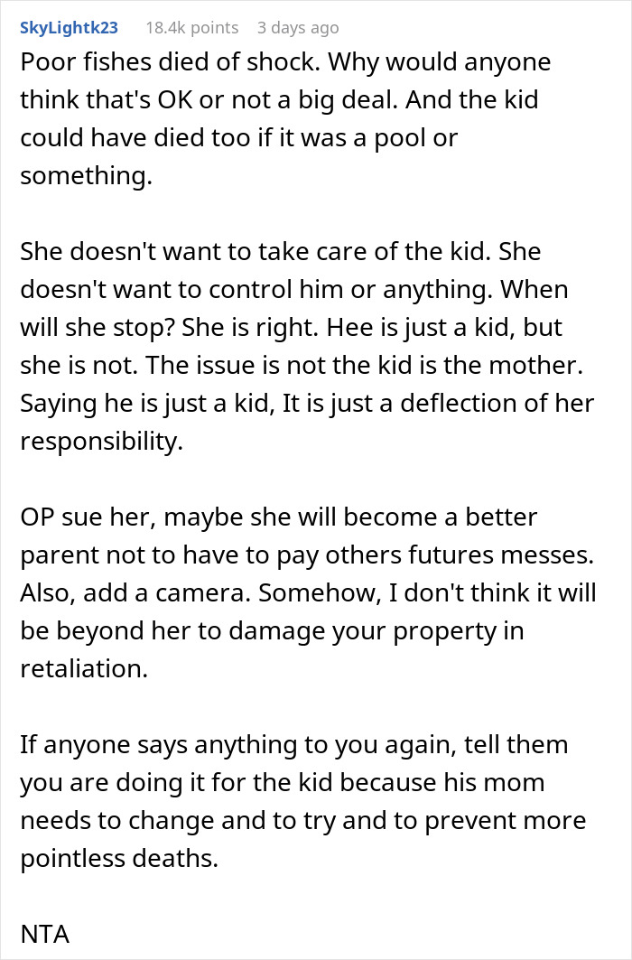 Guy Sues Neighbor After Her Kid Falls Into His Private Pond: "Kids Will Be Kids"