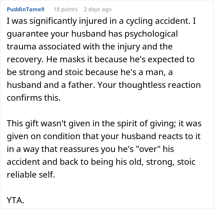 Husband Hates His Gift, Demands To Get Cash Instead: "I Told Him Hell No"