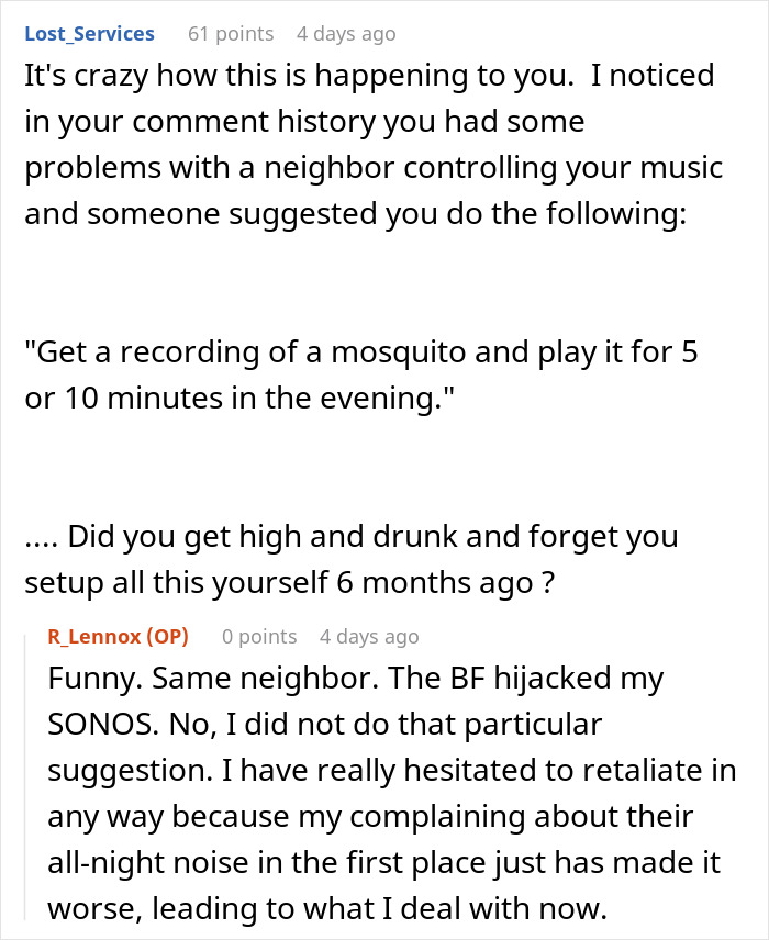 “Neighbor Installed ‘The Mosquito’ And Turns It On Intermittently [And] They Will Not Stop Doing It”