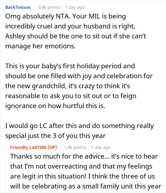 MIL Wants To Protect Daughter From Baby Hype, Asks DIL To Stay Home For Holiday Celebrations