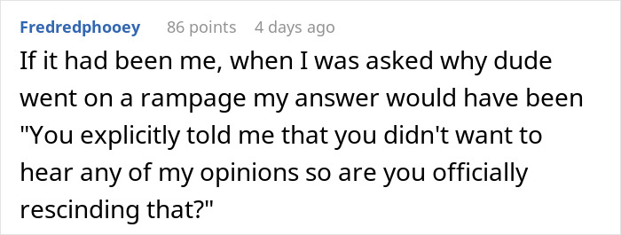 Boss Doesn’t Appreciate Man’s Input And Asks Him Not To Give It Again, It Backfires And Costs $10K