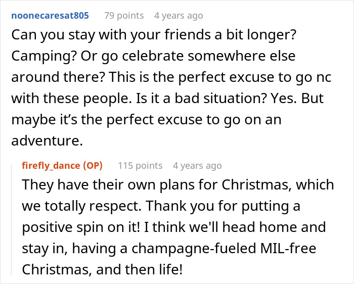 Lady Feels Devastated As MIL Kicks Her And Spouse Out Of Christmas Party In Favor Of Other Relatives