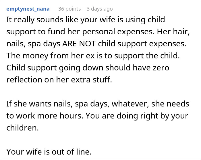 Wife Insists Husband Stop Supporting His Ex and Kids, He Turns To Internet For Advice