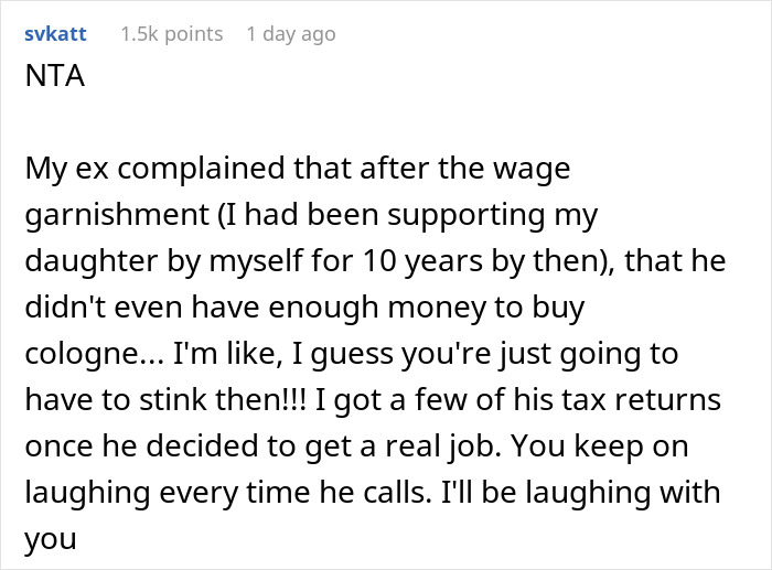 Man Never Paid Child Support, Years Later Begs Ex To Forgive $65K Debt, She Just Laughs At Him