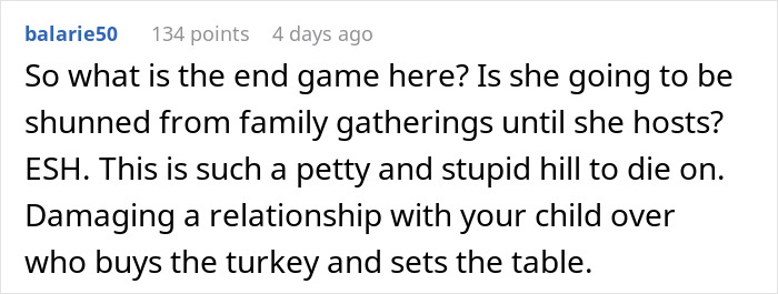 “Am I A Jerk For Uninviting My Daughter To Thanksgiving Since She Won’t Host It?”