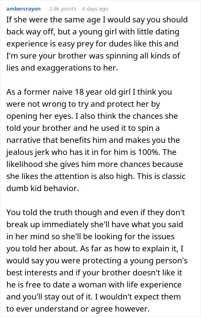 Family Angry With Guy For Scaring Off Deadbeat Bro’s New 18YO GF With The Ugly Truth 