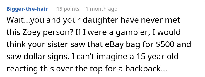 “AITA For Not Giving Away My Child’s Rare Backpack?”