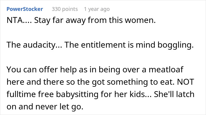 Neighbor Expects Woman To Look After Her Kids 14 Hours A Day For Free, Woman Tells Her To Get Lost