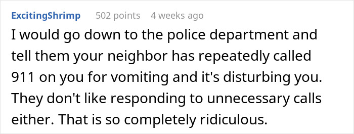 Thoughtless Neighbors Abuse Emergency Services By Reporting 11-Week Pregnant Lady For Vomiting