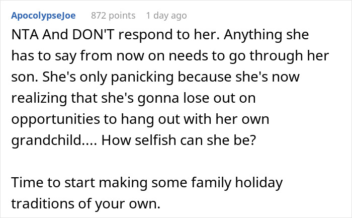 MIL Wants To Protect Daughter From Baby Hype, Asks DIL To Stay Home For Holiday Celebrations