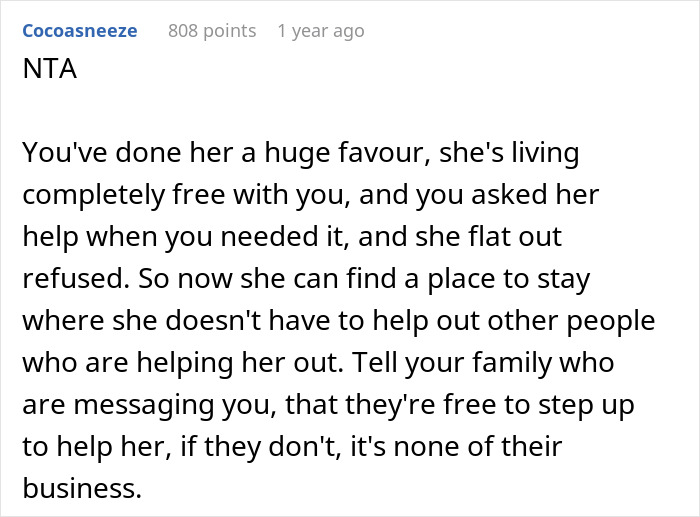 “AITA For Kicking My Sister Out After She Refused To Babysit My Son?”