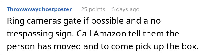 “Hostile Home Sellers Keep Sending Amazon Packages To Our Address”