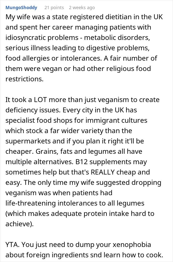 “AITA For Breaking My Children’s Vegan Diet Imposed On Them By My Ex?”