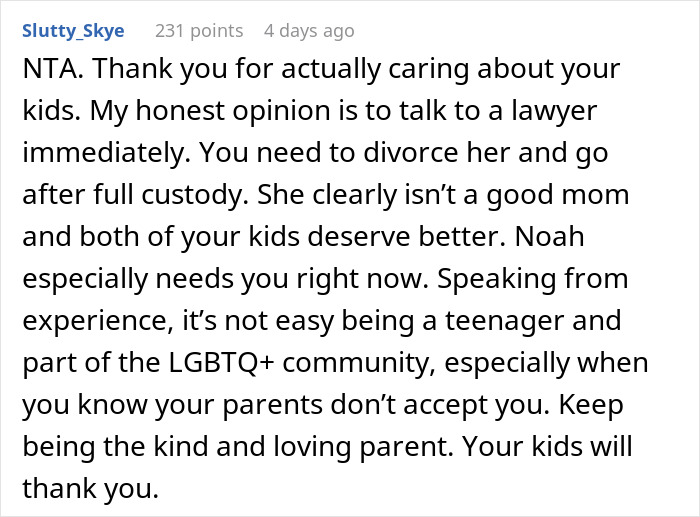 “I Want A Divorce ASAP”: Mom’s ‘Solution’ For Gay Son Stuns Husband, Violence Ensues