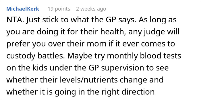 “AITA For Breaking My Children’s Vegan Diet Imposed On Them By My Ex?”