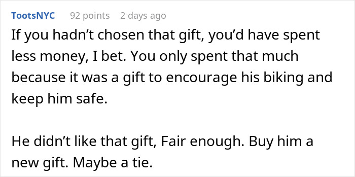 Husband Hates His Gift, Demands To Get Cash Instead: "I Told Him Hell No"