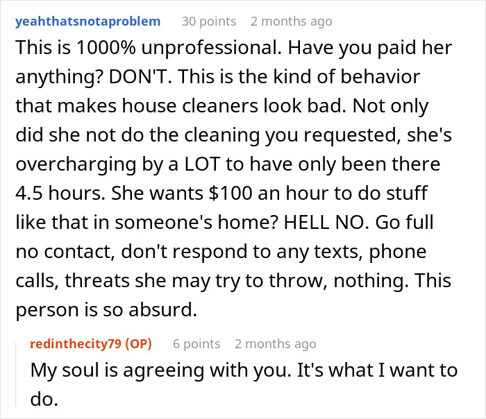 Unprofessional Housekeeper Roasts Client’s Home Online, Finds Herself Out Of A Job On Day One