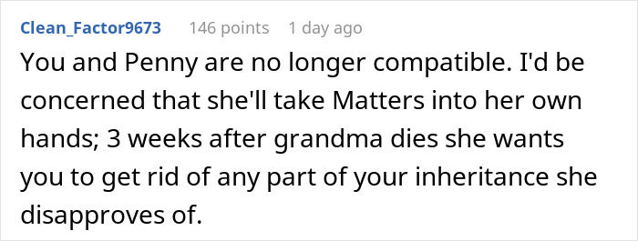 GF Insists Lady Sell Her Family Heirlooms ASAP As They Are Immoral To Keep, But She’s Hesitant