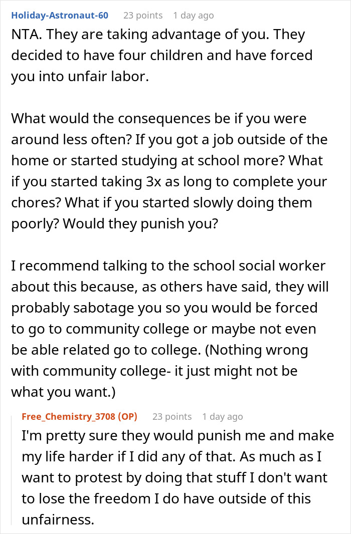 “AITA For Refusing To Babysit When My Parents Asked Because They Wouldn't Pay Me?”