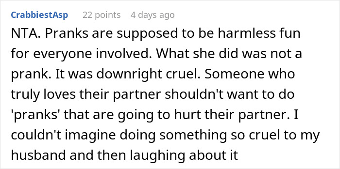 “Joke Went Way Too Far”: Woman Gets Upset After Husband Falls For Her Prank