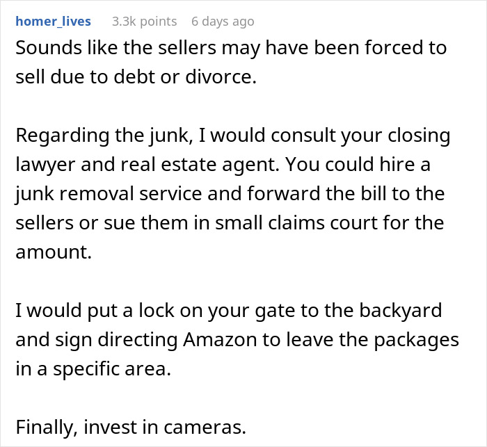 “Hostile Home Sellers Keep Sending Amazon Packages To Our Address”