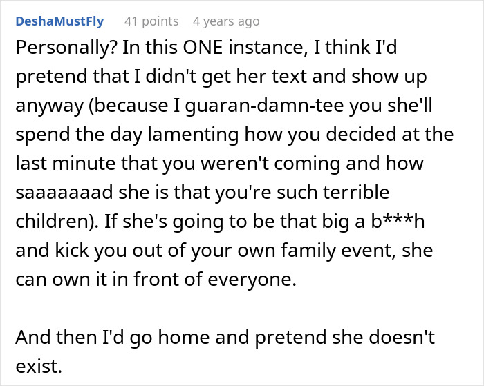 Lady Feels Devastated As MIL Kicks Her And Spouse Out Of Christmas Party In Favor Of Other Relatives