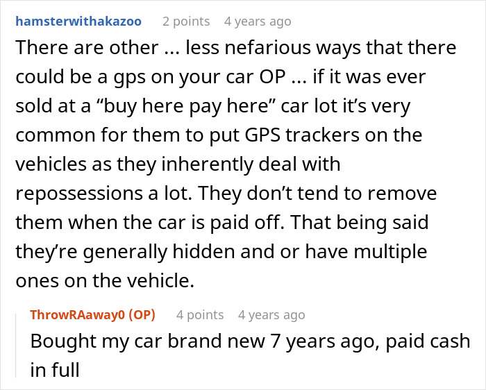 Woman Immediately Moves Out From Her Apartment When Mechanic Finds A GPS Tracker Under Her Car