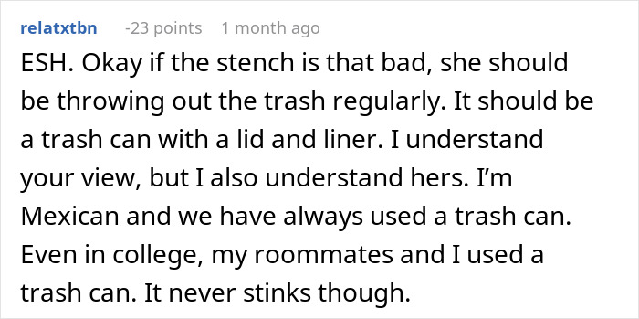 Woman Discovers Roommate’s “Gross” Habit, Gets Accused Of Disrespecting Her Culture