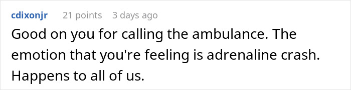 “I Just Saved A Guys Life And His Boss Is Upset We Called Him An Ambulance”