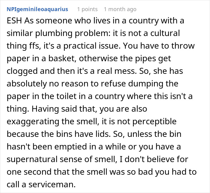 Woman Discovers Roommate’s “Gross” Habit, Gets Accused Of Disrespecting Her Culture