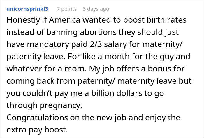 “My Coworker Is Mad I’m Quitting My Job Because It Interferes With Their Paternity Leave”