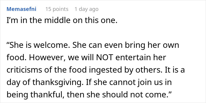 Woman Refuses To Invite Brother's GF To Thanksgiving: "She Rolled Her Eyes"