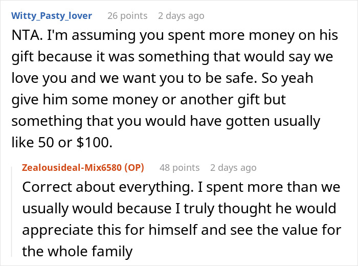 Husband Hates His Gift, Demands To Get Cash Instead: "I Told Him Hell No"