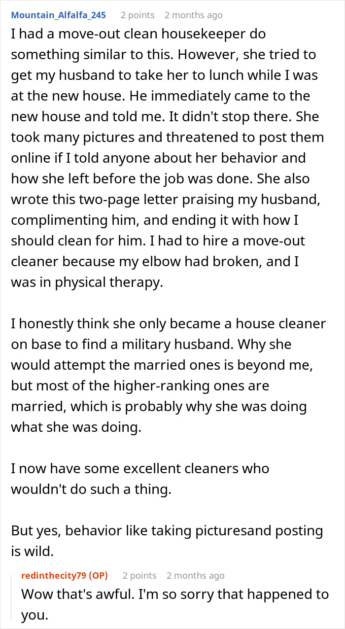 Unprofessional Housekeeper Roasts Client’s Home Online, Finds Herself Out Of A Job On Day One