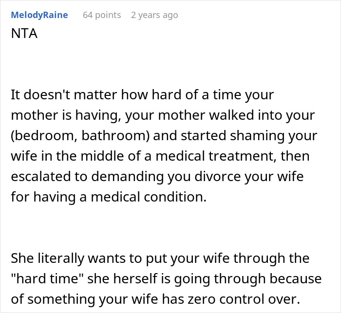 MIL Blames DIL That She Doesn't Have Grandkids, Tells Son To Find A New Wife, He Kicks Her Out