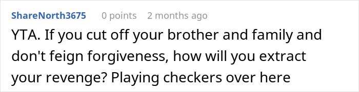 Man Announces Engagement, Brother Cuts Him Out Of His Life As The Fiancée Was His High School Bully