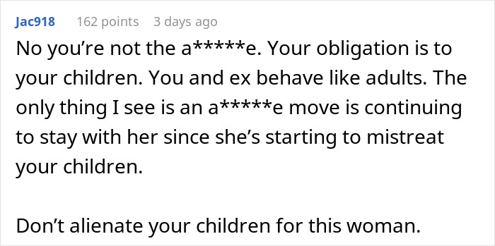 Wife Insists Husband Stop Supporting His Ex and Kids, He Turns To Internet For Advice