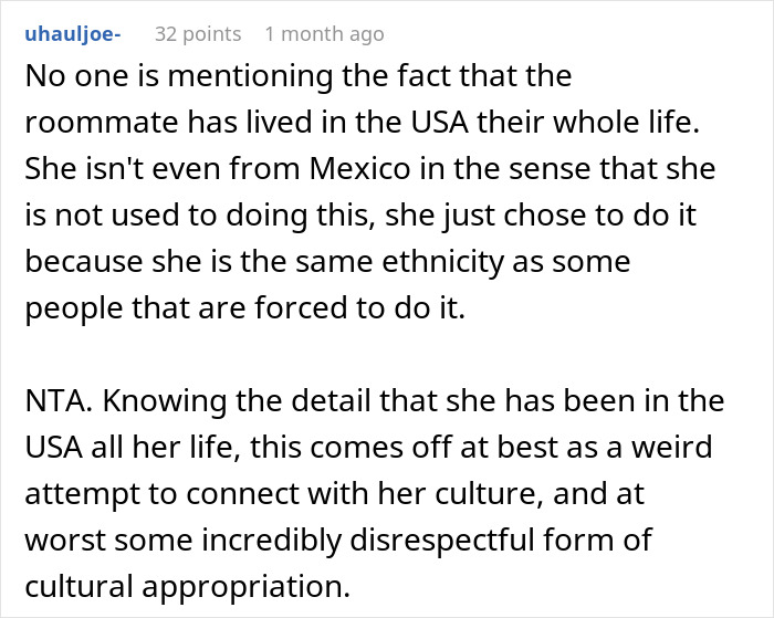 Woman Discovers Roommate’s “Gross” Habit, Gets Accused Of Disrespecting Her Culture