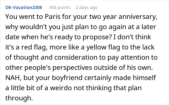 Woman’s Heart Sinks Thinking BF Wanted To Propose In Paris And Finding Out It Was Fake