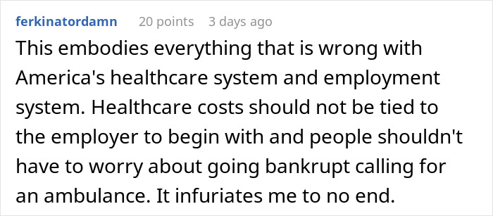 “I Just Saved A Guys Life And His Boss Is Upset We Called Him An Ambulance”