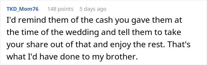 “Thought You Knew”: Person Surprised By Brother Suddenly Setting A Price To Attend His Wedding