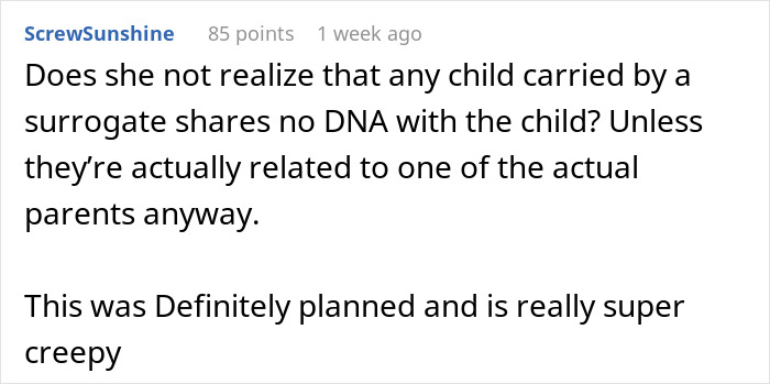 Woman Stunned At MIL’s Wild Plan For SIL To Be The One Carrying Her Future Baby