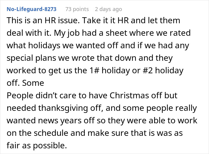 Mom Wants Coworker To Cover Her On Holiday Because She Doesn’t Have Kids, Gets A Reality Check